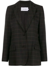 CALVIN KLEIN GRID PRINT BLAZER