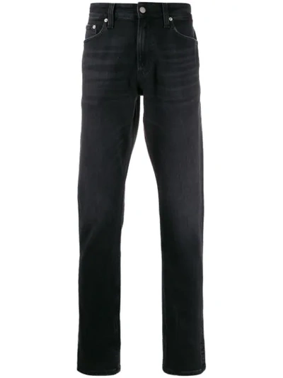 Calvin Klein Jeans Est.1978 中腰紧身牛仔裤 In Black