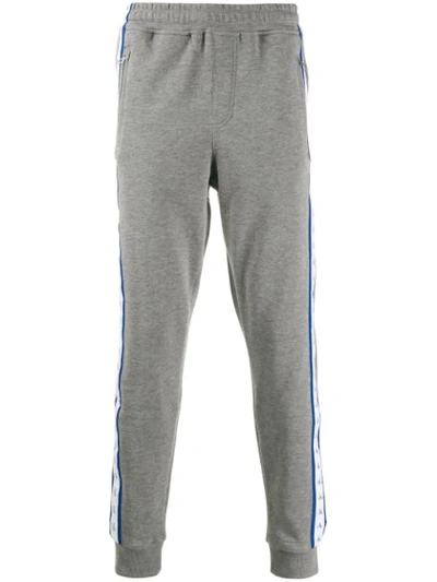 Calvin Klein Jeans Est.1978 Logo Tape Track Pants In Grey