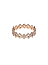 EVA FEHREN REX BAND PAVE  RING ROSE GOLD,270ORW