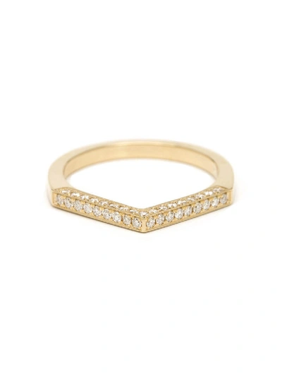 Azlee 18k Yellow Gold Celestial Diamond Ring