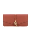 CHLOÉ SEPIA BROWN ABY WALLET,CHC19WP310B7127S