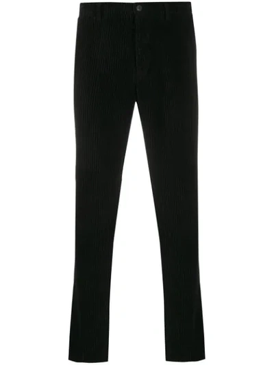 Altea Straight-leg Corduroy Trousers In Black
