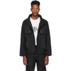 JOHN ELLIOTT JOHN ELLIOTT BLACK HIGH SHRUNK NYLON PARACHUTE JACKET