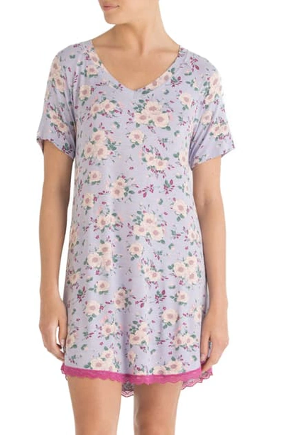 Honeydew Intimates All American Sleep Shirt In Orchid Tint Floral