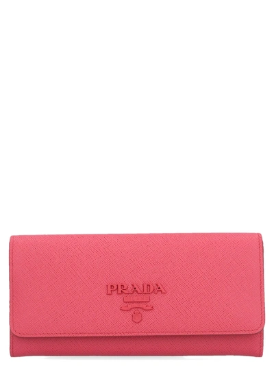 Prada Pink Leather Wallet