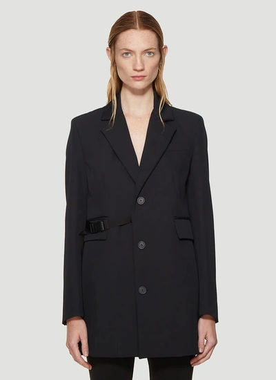 Artica Arbox Buckle Fastening Blazer In Black