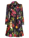 ALICE AND OLIVIA Leila Floral Fit-&-Flare Coat