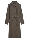 THEORY Classic Check Trench Coat