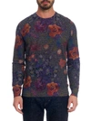 ROBERT GRAHAM MEN'S HAWKEYE SWEATER IN GREY SIZE: 3XL BY ROBERT GRAHAM