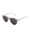 ILLESTEVA PORTOFINO II ROUND METAL & ACETATE SUNGLASSES,PROD152070096