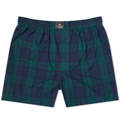 Polo Ralph Lauren 3 Pack All Over Pony Player Tartan Boxer In Blue