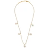 ANNI LU MARIANNE 18KT GOLD-PLATED NECKLACE,3636802