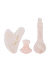 SKIN GYM ROSE QUARTZ 3-PIECE FACIAL SET,SKGM-WU20