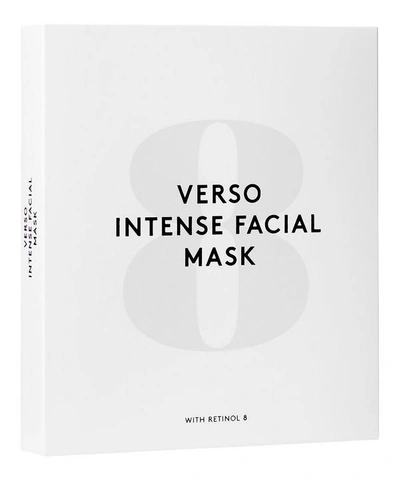 Verso Skincare Intense Facial Mask 4 X 25g In White