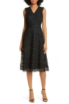 Ted Baker Questy Sleeveless Lace Dress In Black