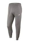 Nike Sportswear Club Fleece Joggers In Charcoal Heather/white