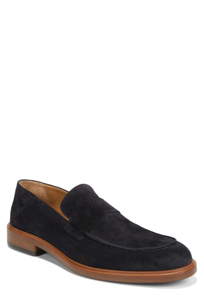 Vince Barry Leather Loafer In Coastal