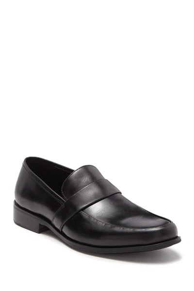 Karl Lagerfeld Leather Loafer In Black
