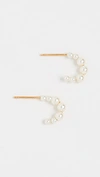 Chan Luu Cream Pearl Earrings In Cream Pearl