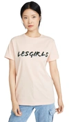 LES GIRLS LES BOYS SHADOW GIRLS T-SHIRT