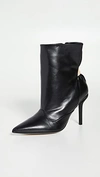 N°21 POINTED TOE SHORT BOOTS