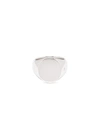 TOM WOOD 'OVAL POLISHED' SILVER SIGNET RING - SIZE 58