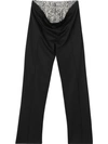 BURBERRY CRYSTAL-EMBELLISHED TRACK trousers