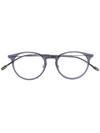 Lacoste Round Glasses In 蓝色