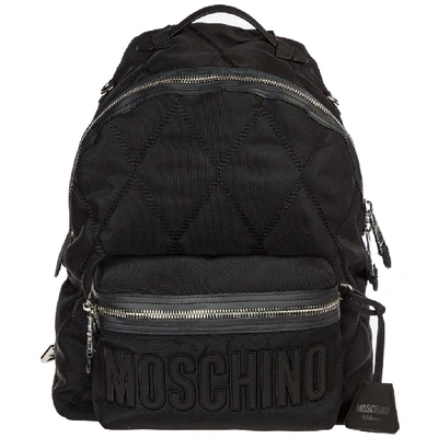 Moschino Men's Rucksack Backpack Travel In Black