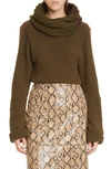 JOHANNA ORTIZ SWEATER WITH REMOVABLE SCARF,O098LA