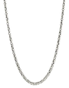 JOHN VARVATOS Silver Woven Chain Necklace