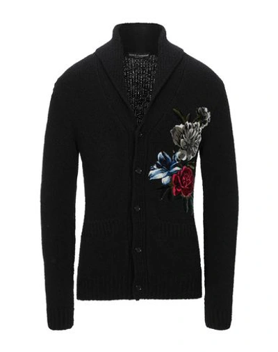 Dolce & Gabbana Cardigan In Black