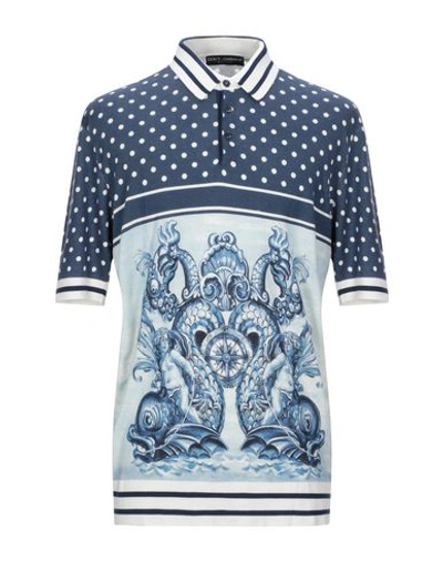 Dolce & Gabbana Sweaters In Slate Blue