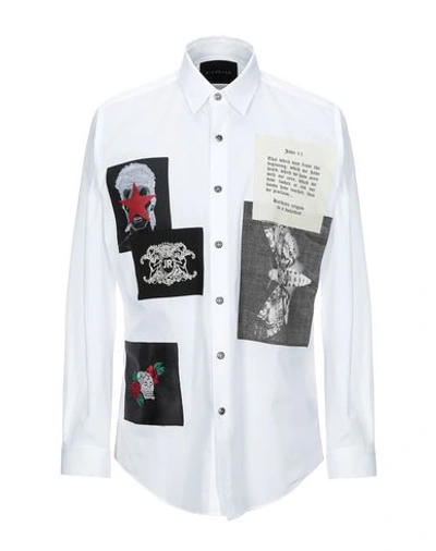 John Richmond Solid Color Shirt In White