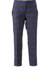 THOM BROWNE CROPPED TAILORED TROUSERS