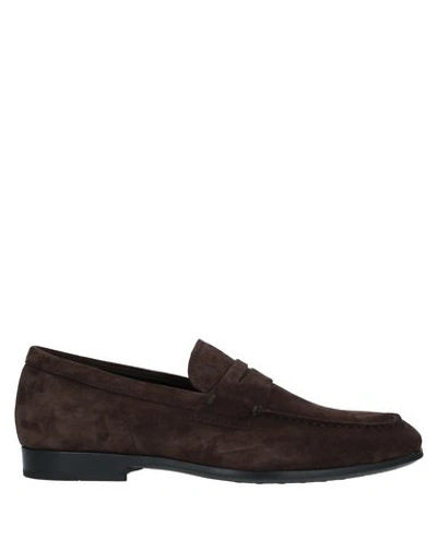TOD'S TOD'S MAN LOAFERS DARK BROWN SIZE 7.5 LEATHER,11760593OC 19