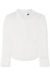 ISABEL MARANT QYANDI BRODERIE ANGLAISE BLOUSE