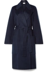 ACNE STUDIOS CARICE BELTED DOUBLE-BREASTED WOOL COAT