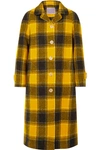 ALEXA CHUNG OVERSIZED CHECKED WOOL COAT