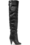 ISABEL MARANT LIKITA LEATHER OVER-THE-KNEE BOOTS