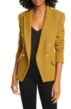 L AGENCE KENZIE DOUBLE BREASTED BLAZER,1432ZIG