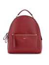 FURLA NOA BACKPACK MADE OF RED LEATHER,11096606