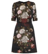 DOLCE & GABBANA EMBELLISHED FLORAL JACQUARD MINIDRESS,P00400992