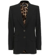 DOLCE & GABBANA STRETCH-WOOL CRÊPE BLAZER,P00401051