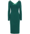 DOLCE & GABBANA WOOL-BLEND CRÊPE DRESS,P00408912