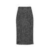 DOLCE & GABBANA HOUNDSTOOTH-CHECKED PENCIL SKIRT,P00408910