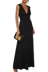 LANVIN PLEATED WASHED-SILK GOWN,3074457345621217420