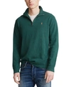 Polo Ralph Lauren Men's Estate-rib Quarter-zip Pullover, Created For Macy's In Scotch Pine Heather