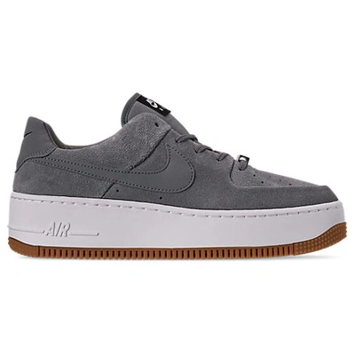 Nike Women's Air Force 1 Sage Xx Low Casual Shoes In Grey